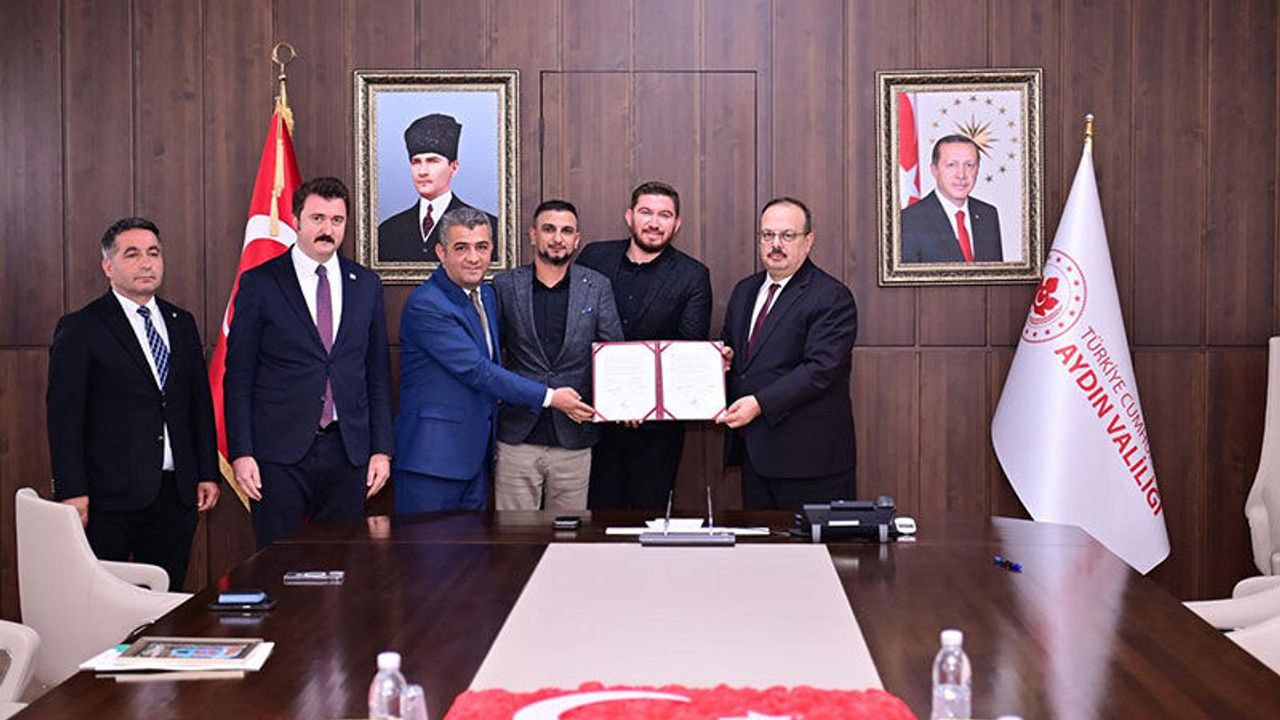 Aydın'da İyilik Çeşmesi protokolü imza töreni